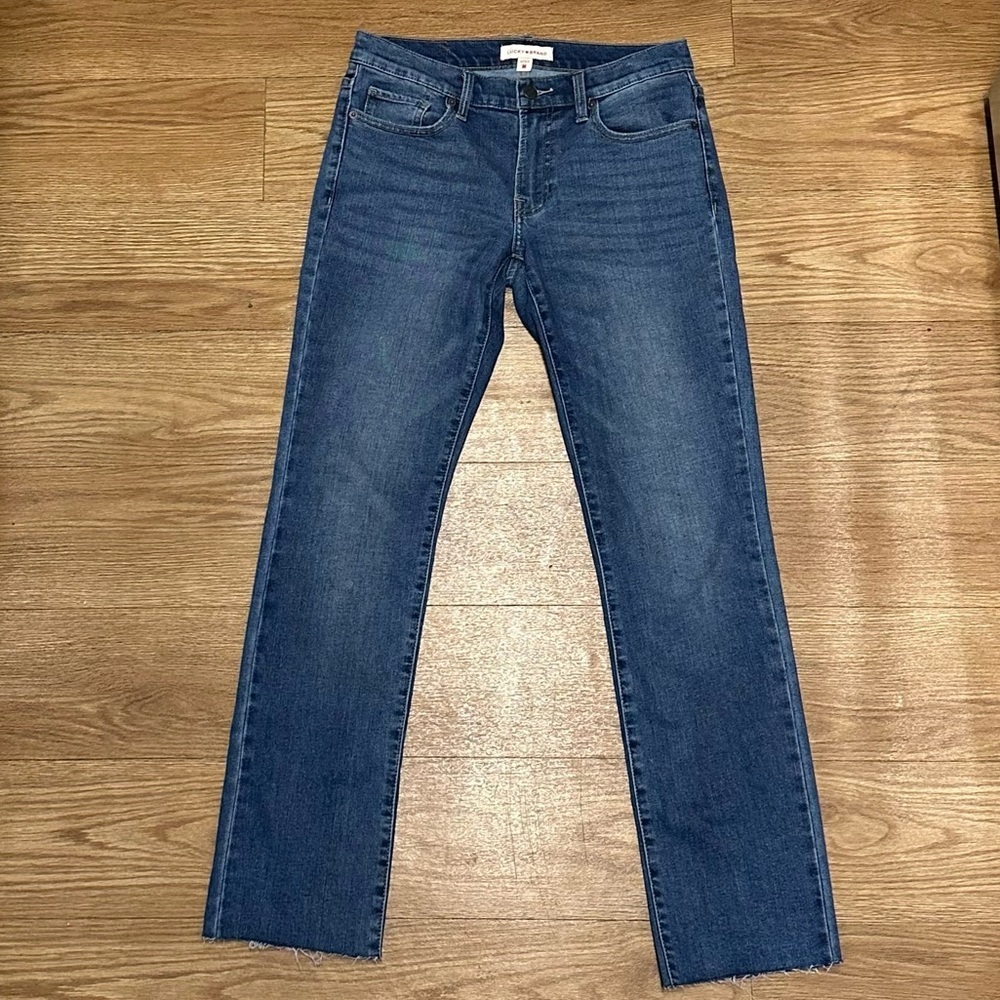 LUCKY BRAND Sweet Mid Rise Straight Blue Jeans